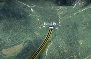 Gradnja tunela Prenj