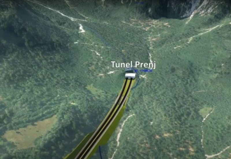 Gradnja tunela Prenj