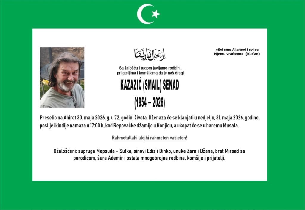 Smrtovnica: Kazazić (Smail) Senad
