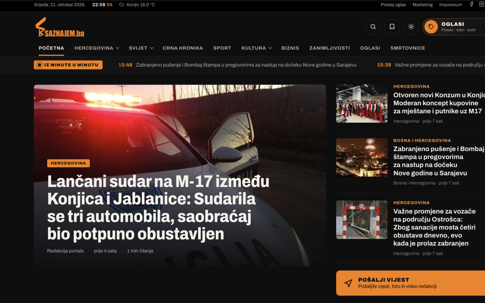 Saznajem.ba ima novo lice: Predstavljamo novi dizajn i besplatne male oglase
